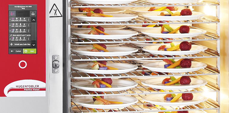 Chambre de cuisson plus profonde est compatible avec 
les systèmes de banquet pour 40 assiette